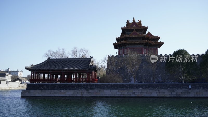 北京故宫角楼景观