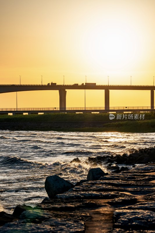 上海长江大桥崇明岛