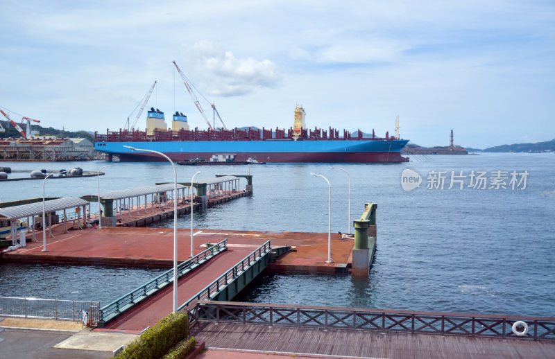 日本广岛吴市海港码头