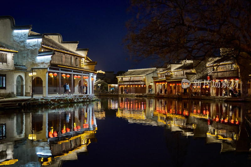 南浔古镇夜景