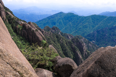 黄山登高自然风光