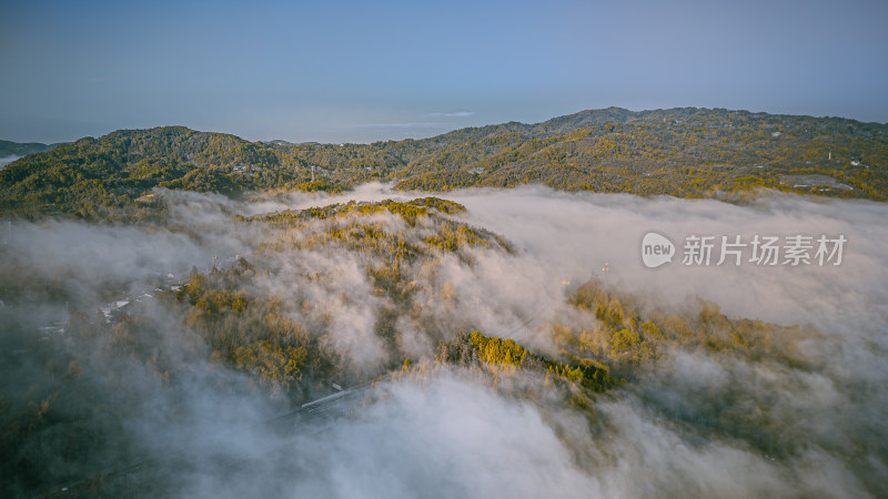 山间云海风光