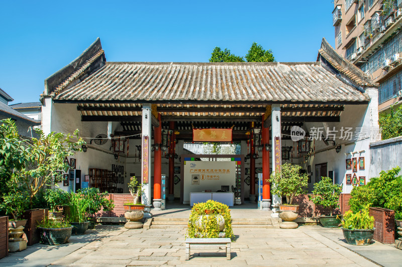 广州荔枝湾历史文化街区梁氏宗祠