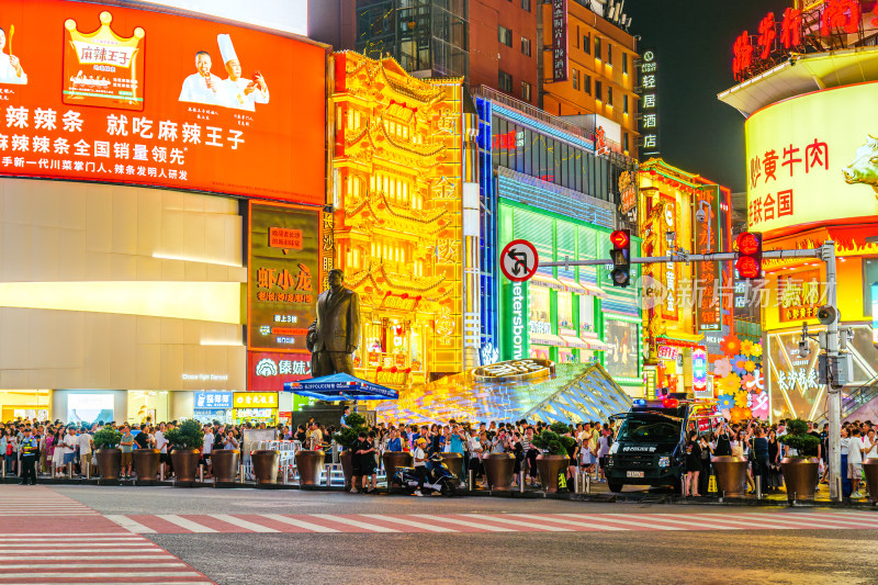 长沙城市风光夜景