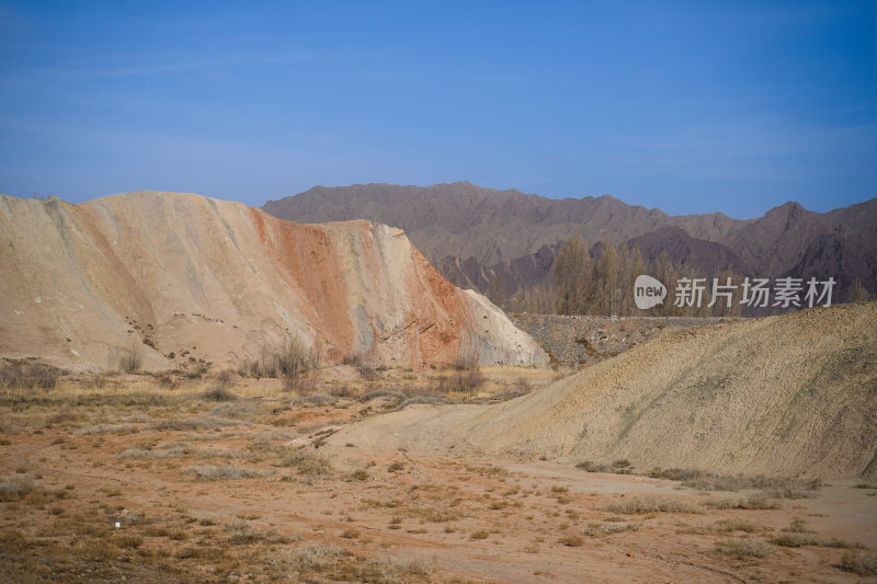 甘肃张掖七彩丹霞风景