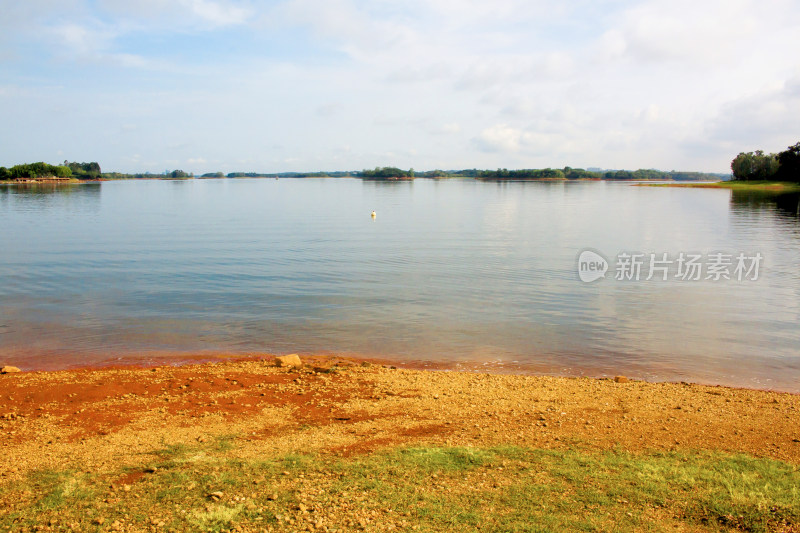 风景湖泊天空三岔湖