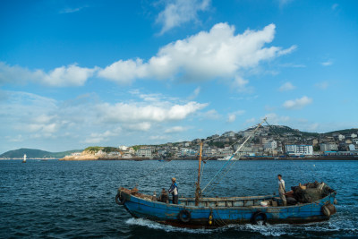 庙子湖岛的自然风光