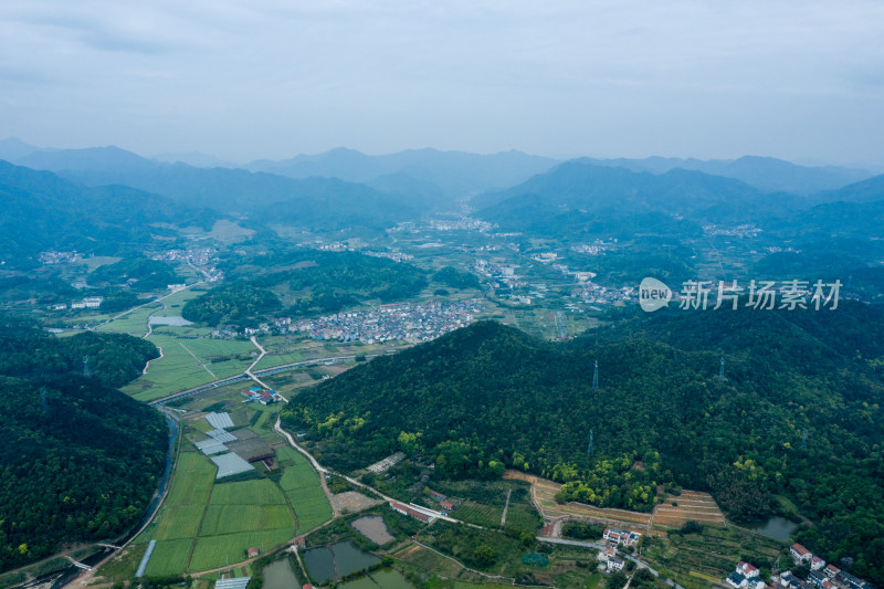 浙江绍兴诸暨乡村风光