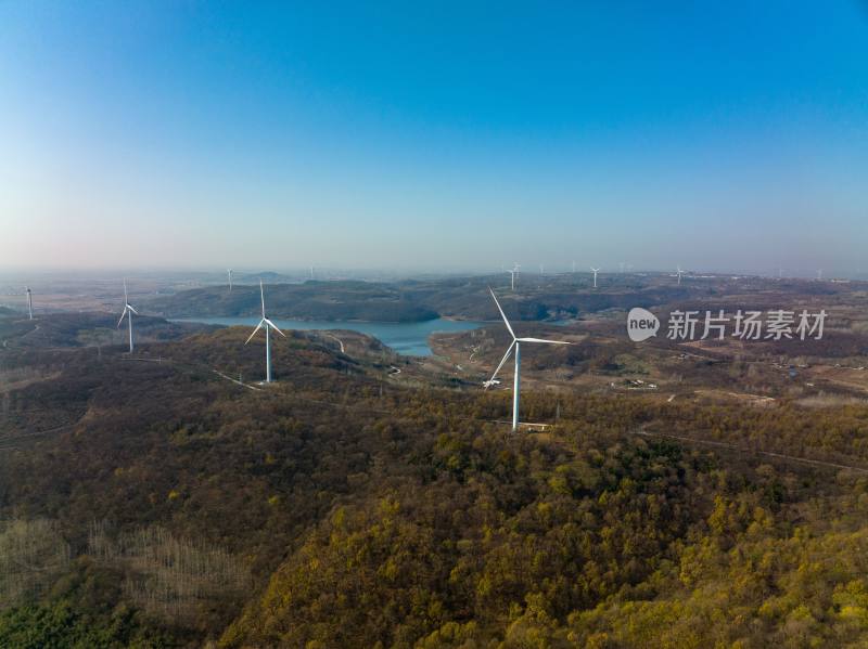 风力发电场全景