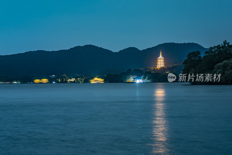 杭州西湖雷峰风景