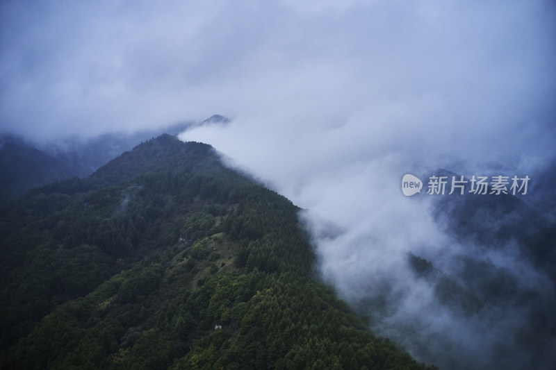 山西长治沁源沁河源头自然美景