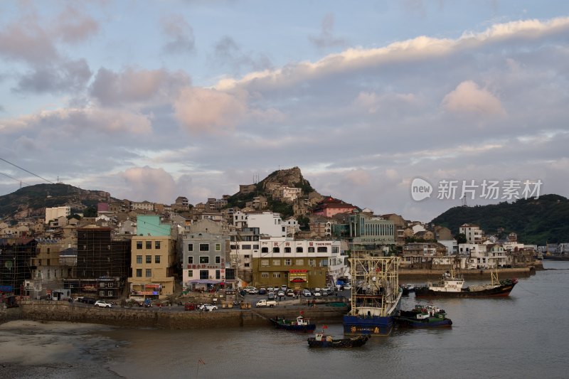 台州 小箬村 海岛村庄 渔船