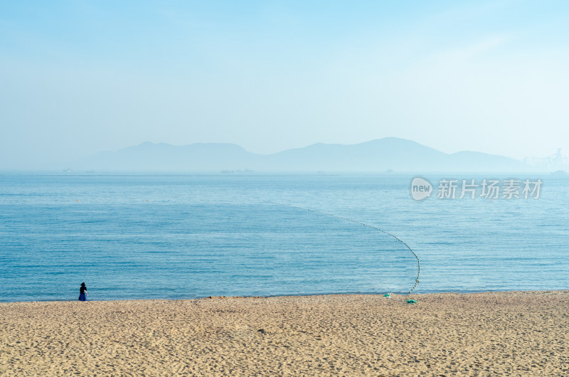 蓝天碧海沙滩