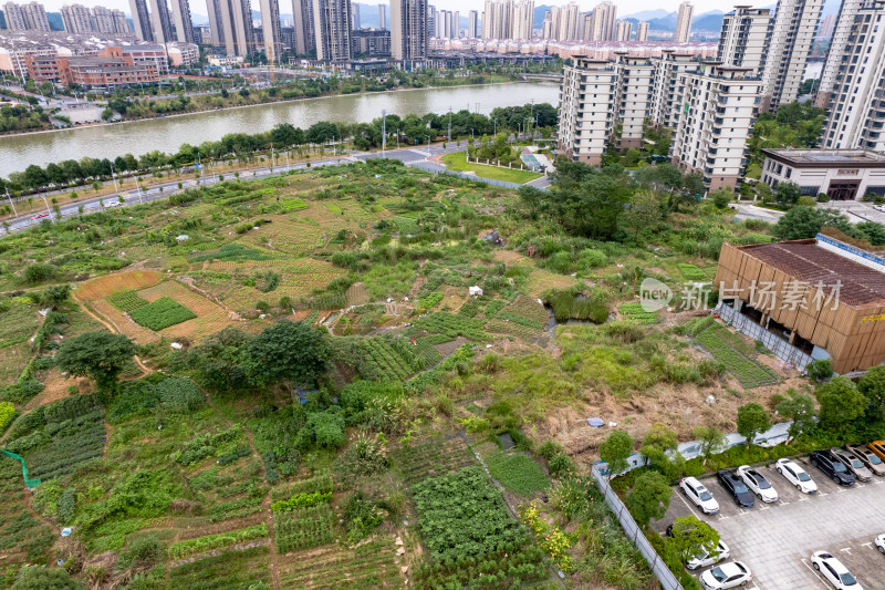 宜春城市建设绿化航拍图