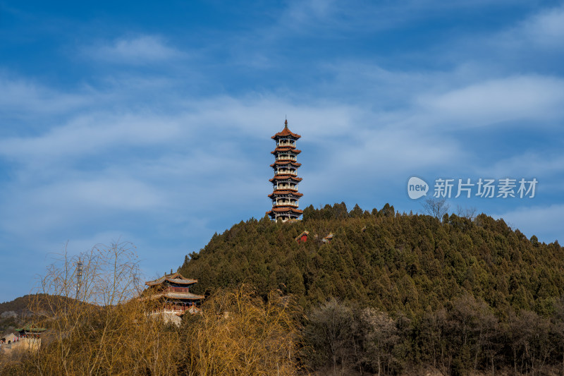 山西晋城皇城相府文峰塔