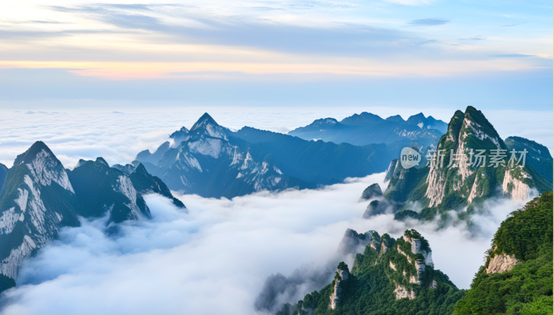 陕西华山美景