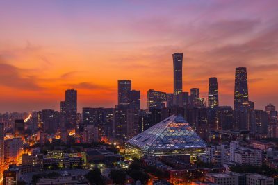 北京城市夜景