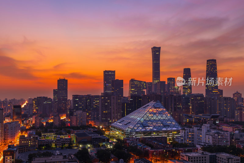 北京城市夜景