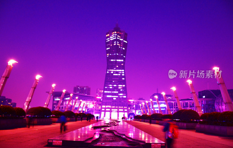 杭州武林广场夜景