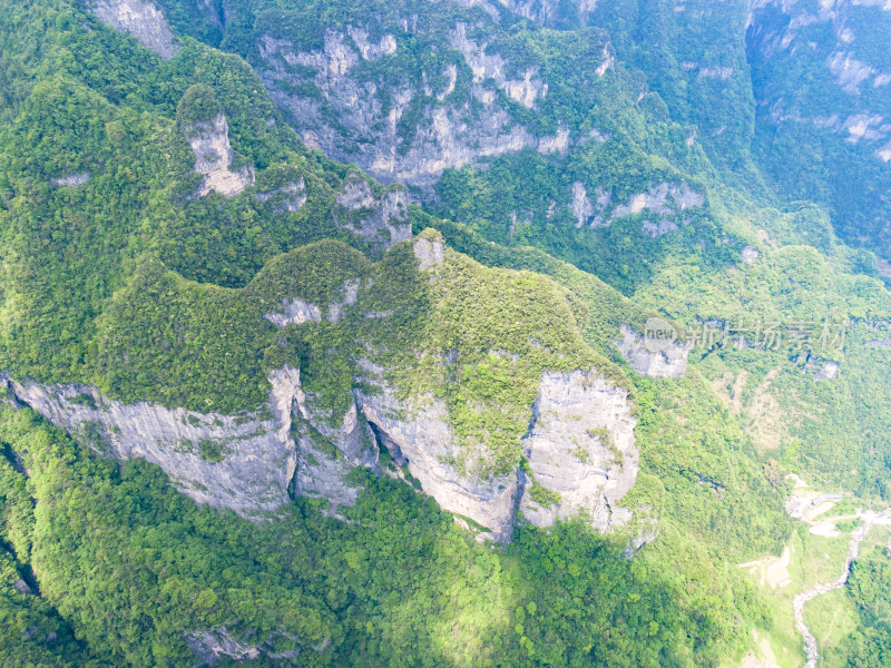 祖国壮丽山河湖南张家界风光航拍摄影图