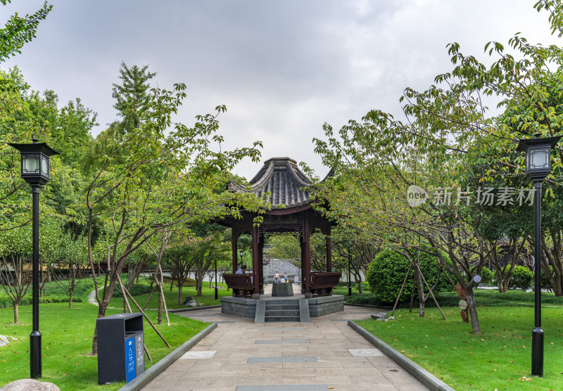 杭州萧山江寺公园古园林