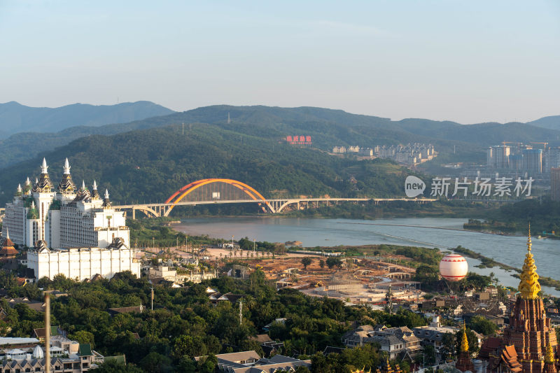 西双版纳告庄西双景地标建筑