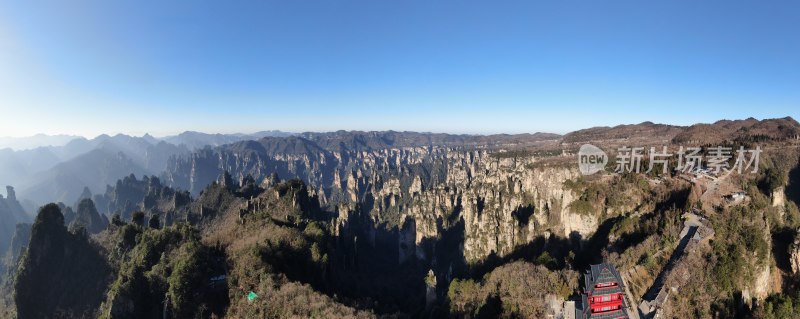 湖南张家界武陵源5A景区航拍摄影图