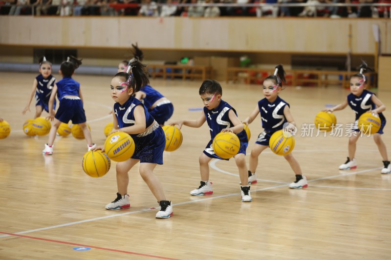 2024年丽水市幼儿园运动会篮球操表演等