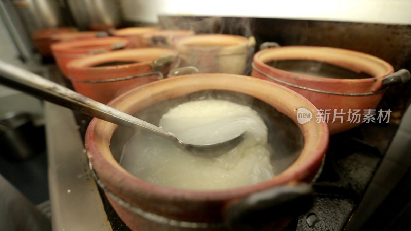 白米粥砂锅粥