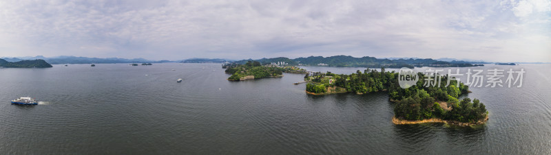 千岛湖航拍 鹿岛 植物园