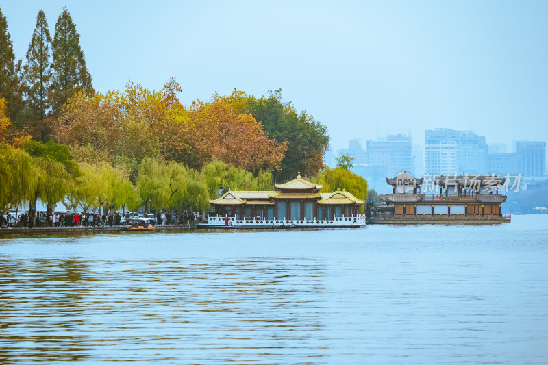 浙江杭州西湖风景名胜区秋景