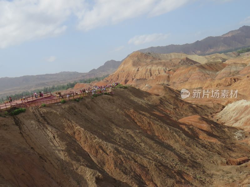 甘肃张掖七彩丹霞风景区旅游风光