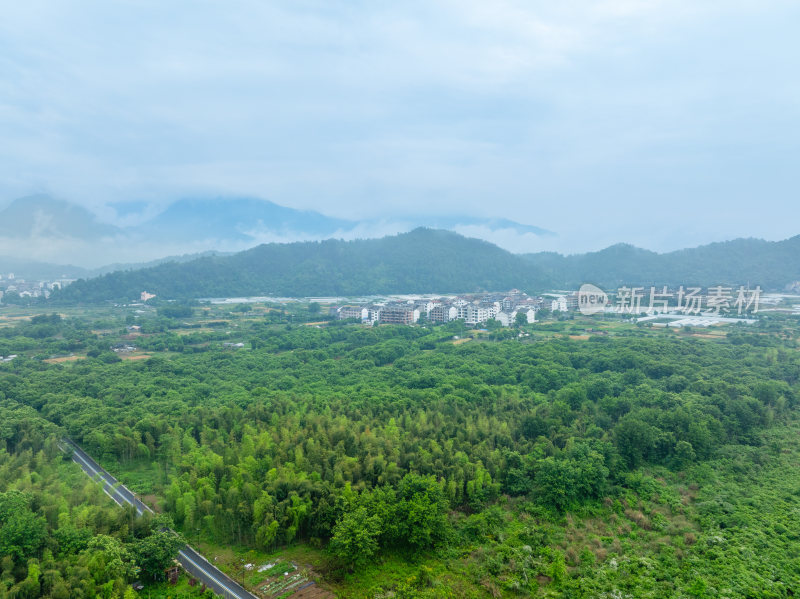 航拍浙江省温州市永嘉县楠溪江自然风光