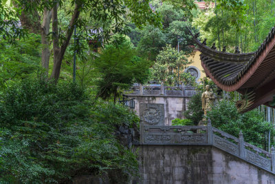 杭州西湖飞来峰灵隐寺千年古刹古建筑