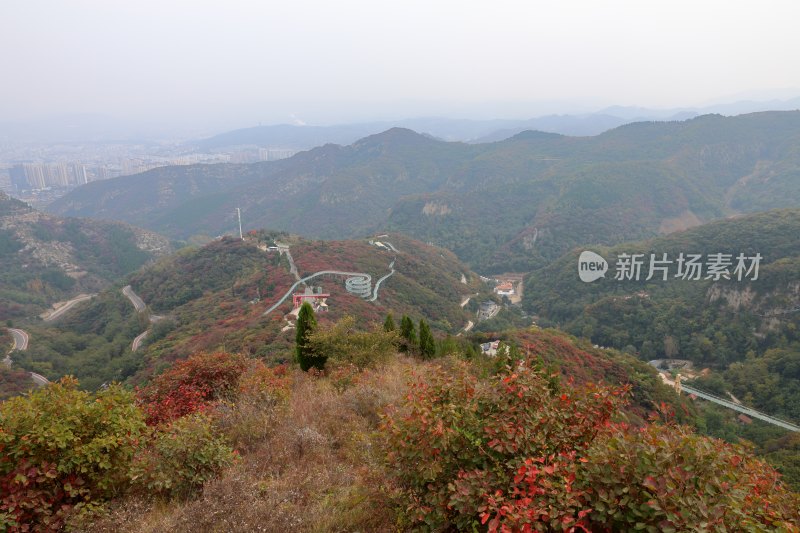 红叶柿岩景区风光