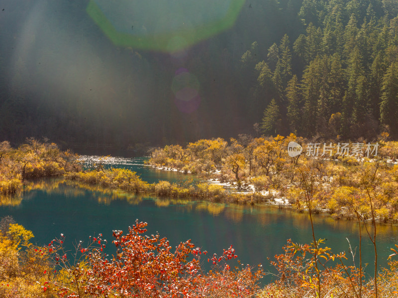 九寨沟秋景