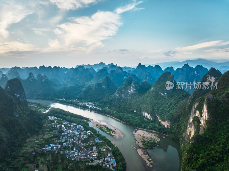 桂林九马画山风光美景