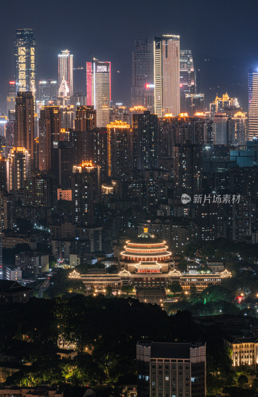 重庆渝中夜景