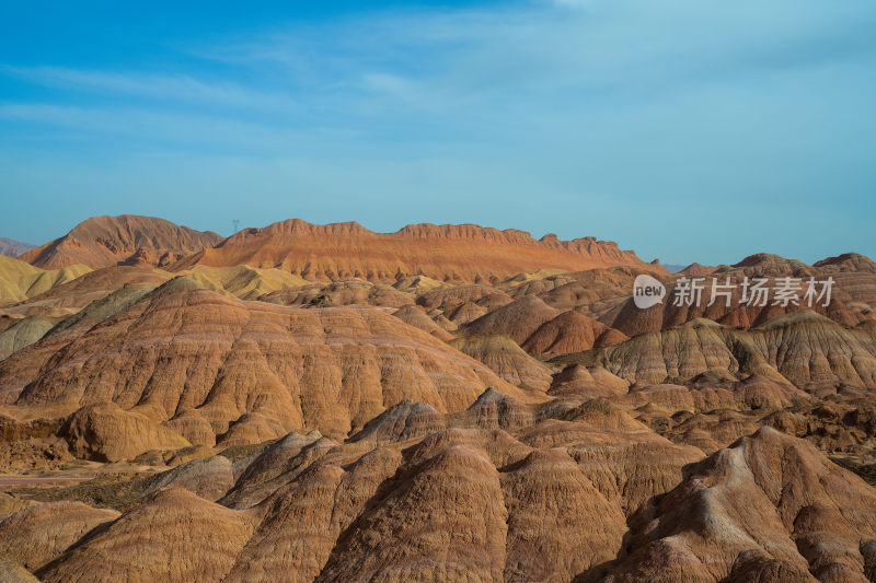 甘肃张掖七彩丹霞风景