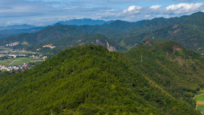 航拍福建南平武夷山森林