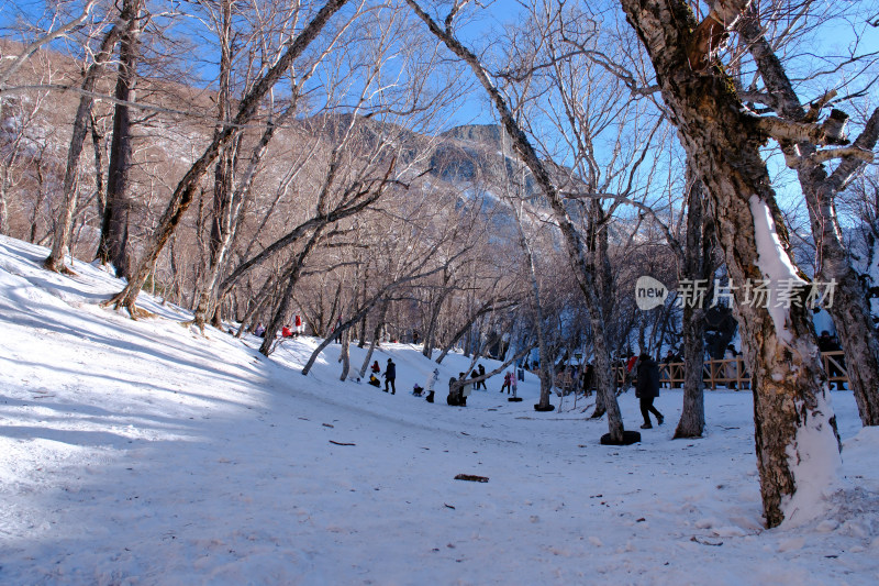 长白山冬日旅游旺季