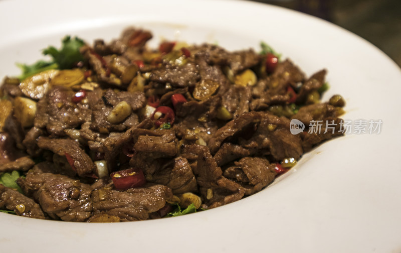 湘菜小炒黄牛肉