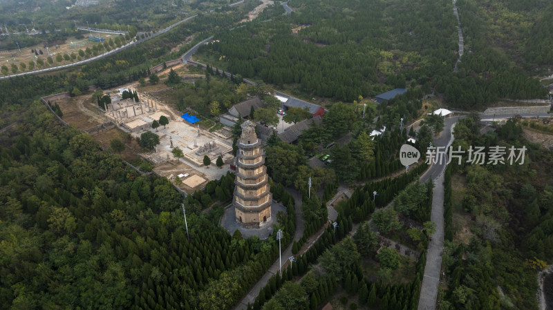 河北邯郸响堂山景区石窟常乐寺