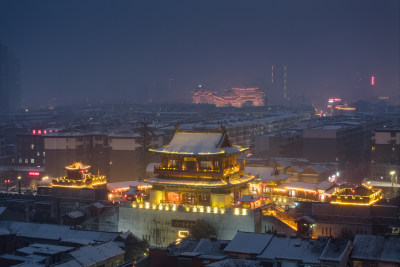 洛阳老城区九龙鼎丽景门