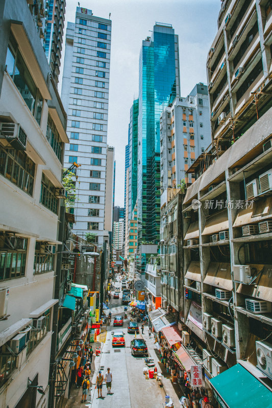 香港中环城市风光