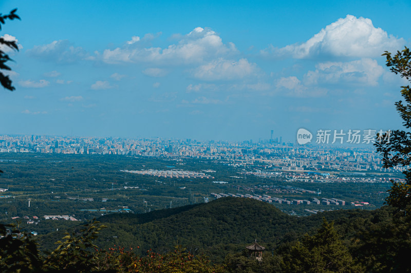 北京香山公园自然风景