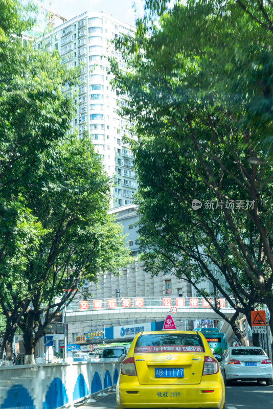 重庆城市街道风景