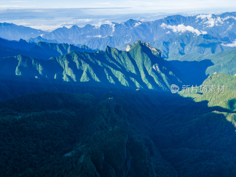 祖国大好河山湖北神农架 A景区航拍摄影图