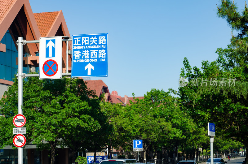 青岛老城区建筑街景