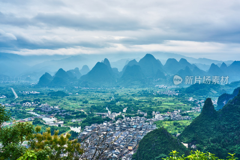 桂林兴坪山水风光